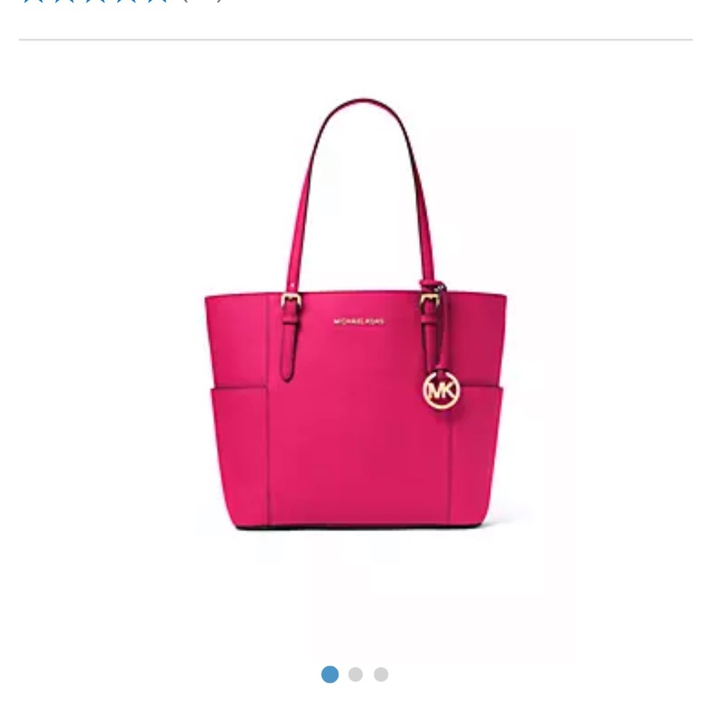 Michael Kors Pink Saffiano Leather Tote